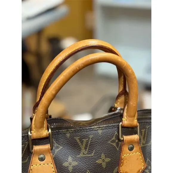Louis Vuitton Monogram Alma PM Vintage 1994 Satchel Bag Brown with dust bag - Picture 10 of 16